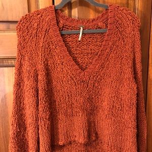 Free People Bell Sleeve Knit Sweater